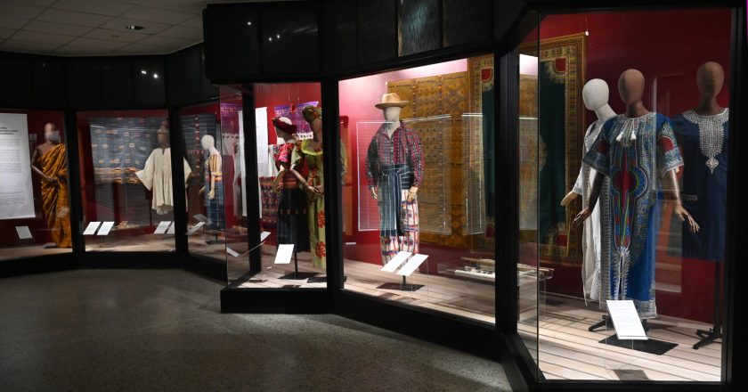 Learning about the cultural significance of textiles with the ‘Woven Identities’ exhibit